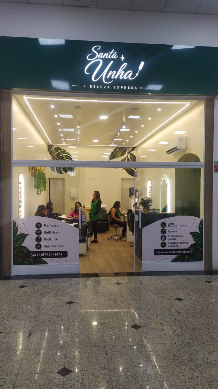 Projeto de Adesivação: Santa Unha Beleza Express